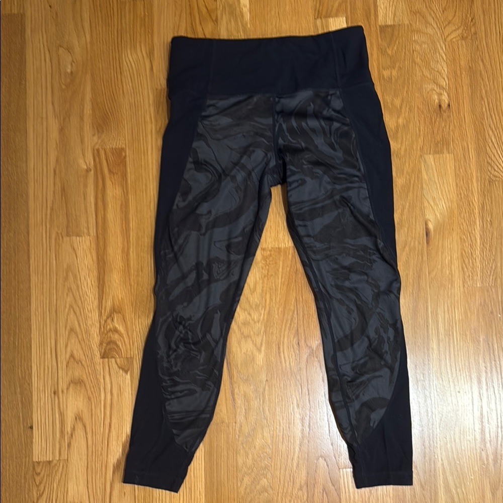 Athleta Black Camouflage Leggings